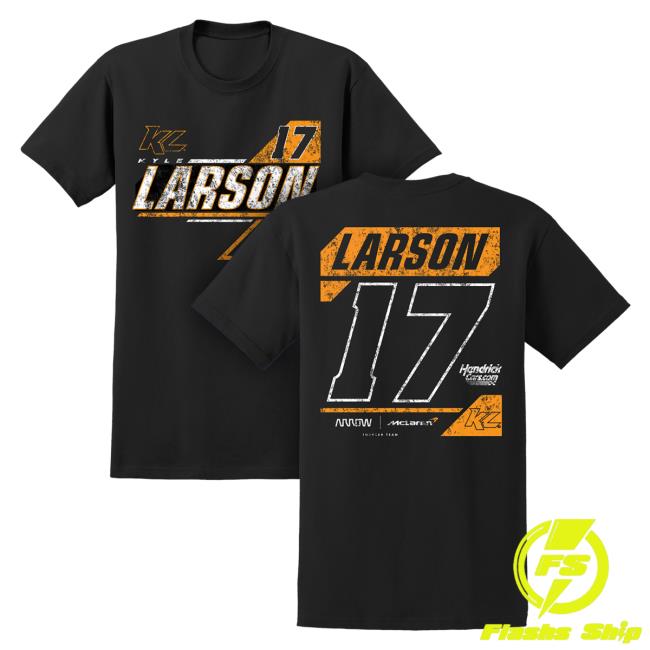 Kyle Larson Official Online Store Merch Kl17 Extreme Lifestyle Design- Adult Black Tees