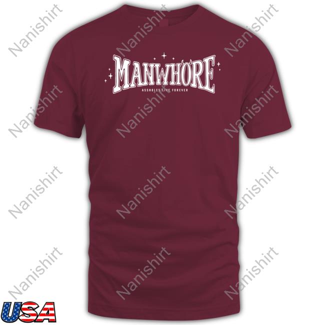 Official Manwhore Black T Shirt