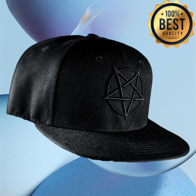 Official Ink Poisoning Apparel Clothing Black Pentagram Snapback