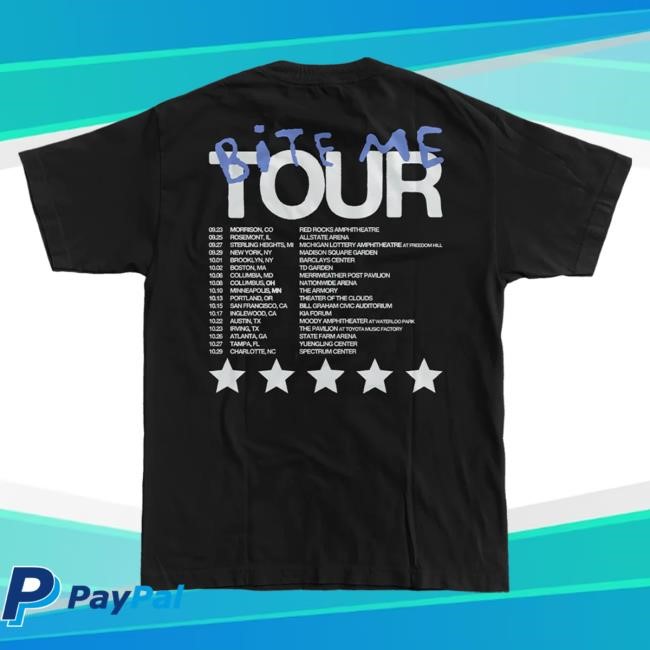 Official Renee Rapp Black Date Back Tour Tee Reneé Rapp