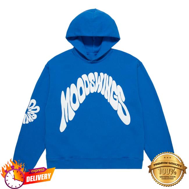 Official Juice Clothing Store Mood Swings Printed AOP Hooded Sweatshirt Blue Juicestore 3D