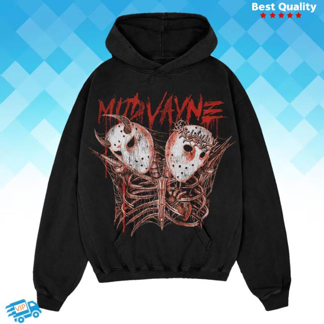 Official Mudvayne Merch Mud Vayne Twin Murder Crew Halloween