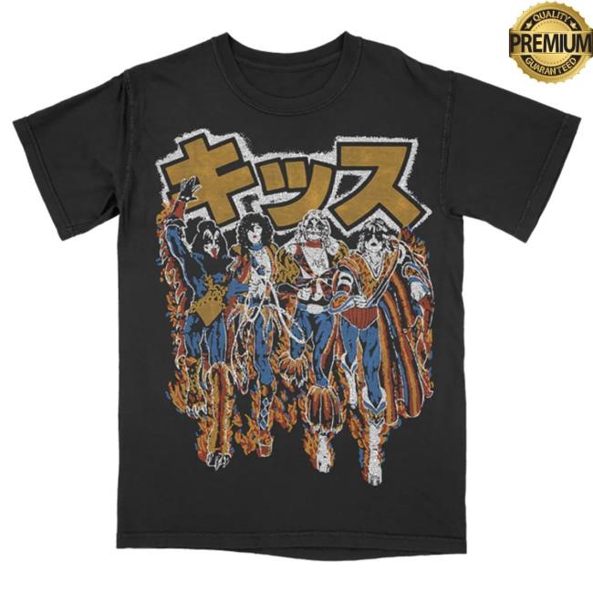 Kiss Shop Merch The Return Of Kanji Tee