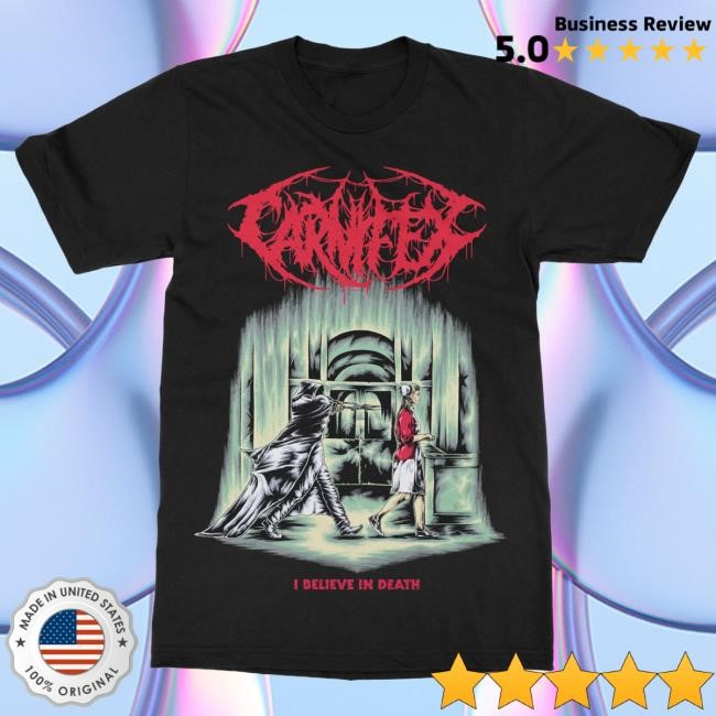 Official Indie Merch Store Shop Carnifex "I Believe In Death" T-Shirts IndieMerchStore