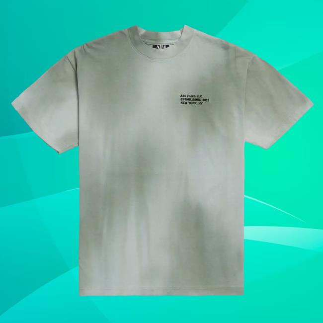 Official A24 Merch Green Dip-Dye LLC T-Shirt