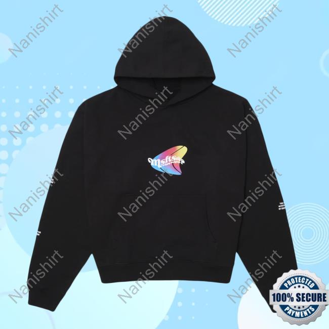 Official Msftsrep Clothing Msftsrep Trippy Summer Basic Tshirt Black
