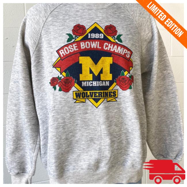 University Of Michigan 1989 Rose Bowl Champs Sweatshirt