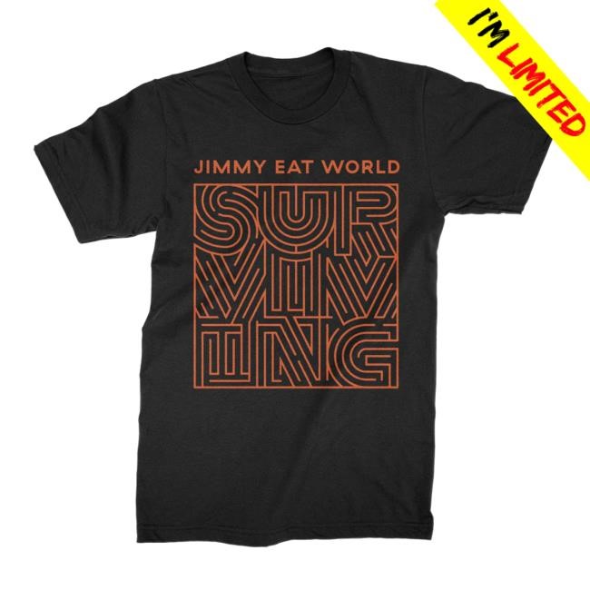 Surviving Shirt (Black) – Jimmy Eat World