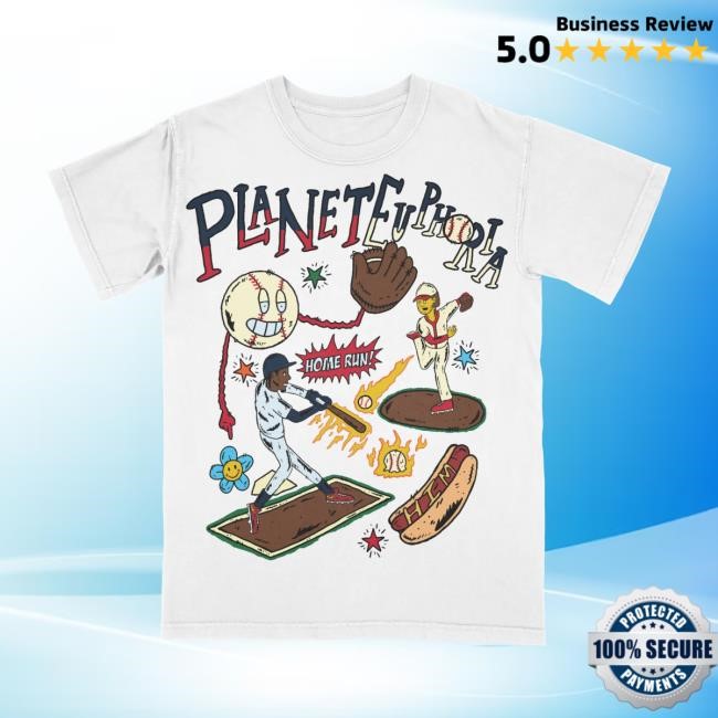 Planet Euphoria Merch Baseball Short Sleeve Shirt – Euphoria Shop