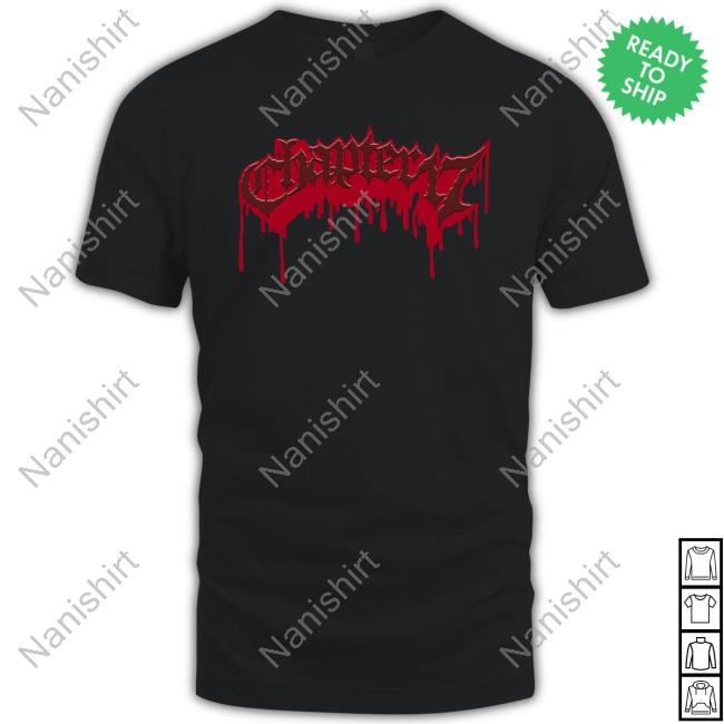 Official Chapter 17 - Blood Drip - Black Crewneck Sweatshirt