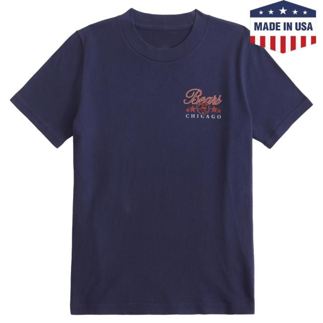 Official Abercrombie And Fitch chicago bears graphic Top Shirt NFL by Abercrombie