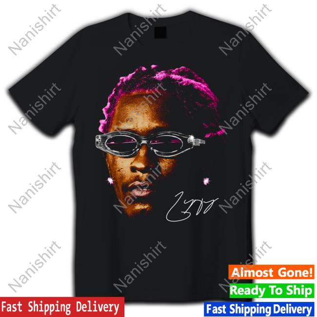Official Wearicy Merch Young Thug Pink Graphic T-Shirt
