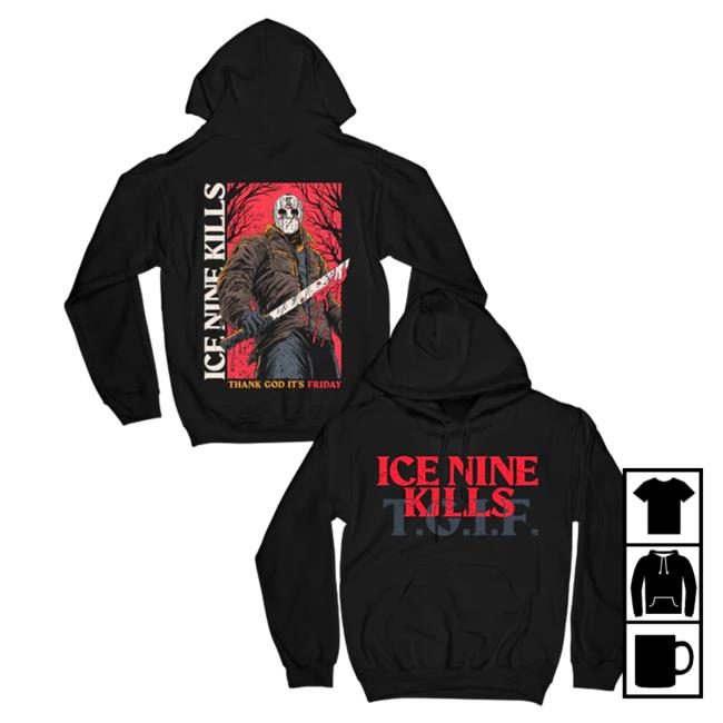 Official Ink Merch Store Ice Nine Kills TGIF Thank God It's Friday Crewneck IceNineKills