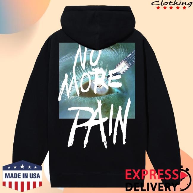 Xxx Tentacion No More Pain Popover Hoodie Black | Xxxtentacion Official Merch Store Shop