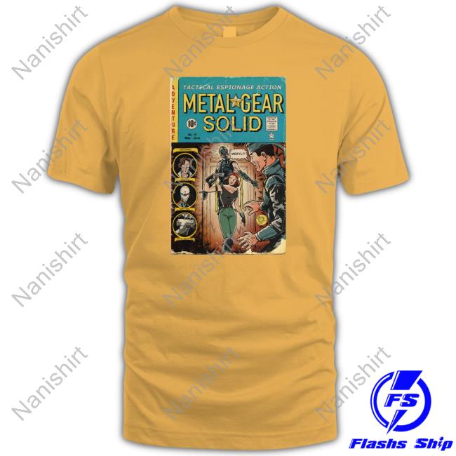 Official David Hayter Adventure Tactical Espionage Action Metal Gear Solid Tee Shirt