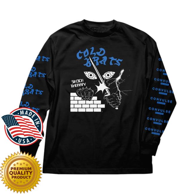 Convulse Records Merch Cold Brats Shock Therapy Crewneck Sweatshirt