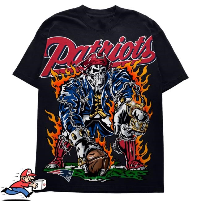 Visual Graphic Patriots Dynasty T-shirt - Black Warren Lotas