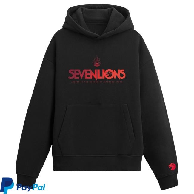 Official Seven Lions Merch Seven Lions - Asleep In The Garden Popover Hoodie
