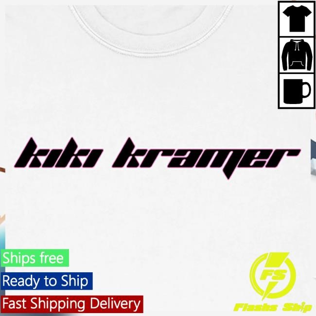 Official Hellomerch Kiki Kramer Logo White T Shirt Hello Merch