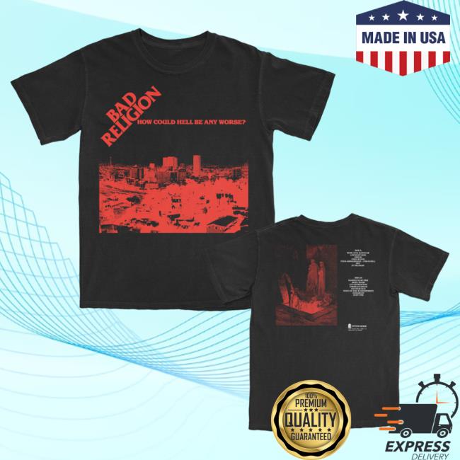Official Kings Road Merch Store Bad Religion How Could Hell Be Any Worse? Tee (Black) BadReligion Kings Road Shop