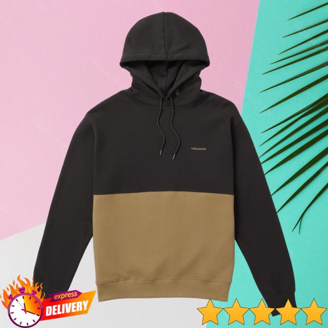 Volcom Stone Clothing Shop Store Divided Crew neck Sand Brown