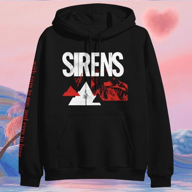 Sleeping With Sirens Collage Black Hoody Sirens Merch