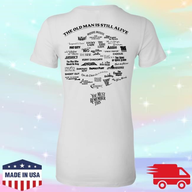 You Must Remember This Podcast Old Man All Stars Tee: John Huston - Women's Tee Karina Longworth