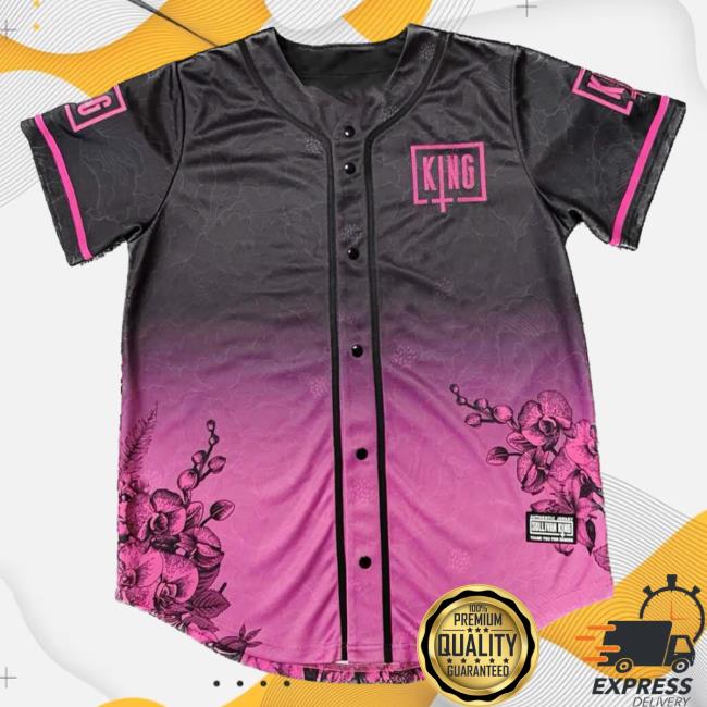 Official Sullivan King Merch 2023 "Return Of The King" Bassball Jersey Shirt New Venomous Pink