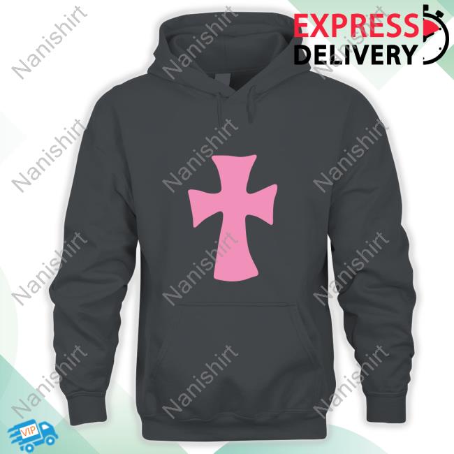 Official Lil Uzi Merch Pink Cross Tee Shirt