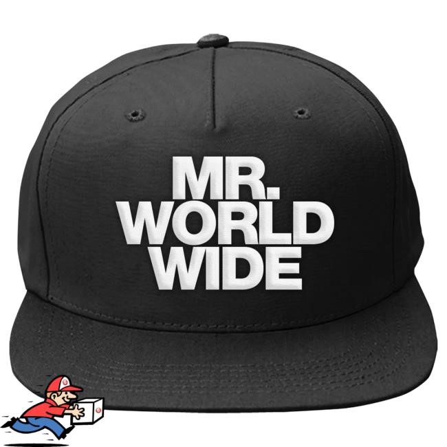 Official Pitbull Merch Store Pitbull Mr. Worldwide Snapback Cap
