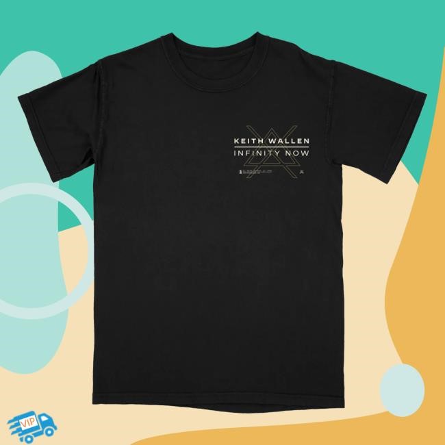 Rise Records Shop Merch Keith Wallen Infinity Now Black Shirt 2024