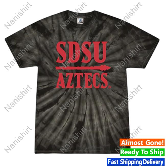 Official Sdsu aztecs Tie Dye Shirt