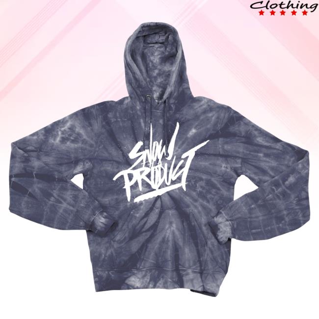 Official SnowThaProduct Clothing Merch Every Day Days Snow Tha Product Tie Dye Crew neck Ash Gray Everydaydays