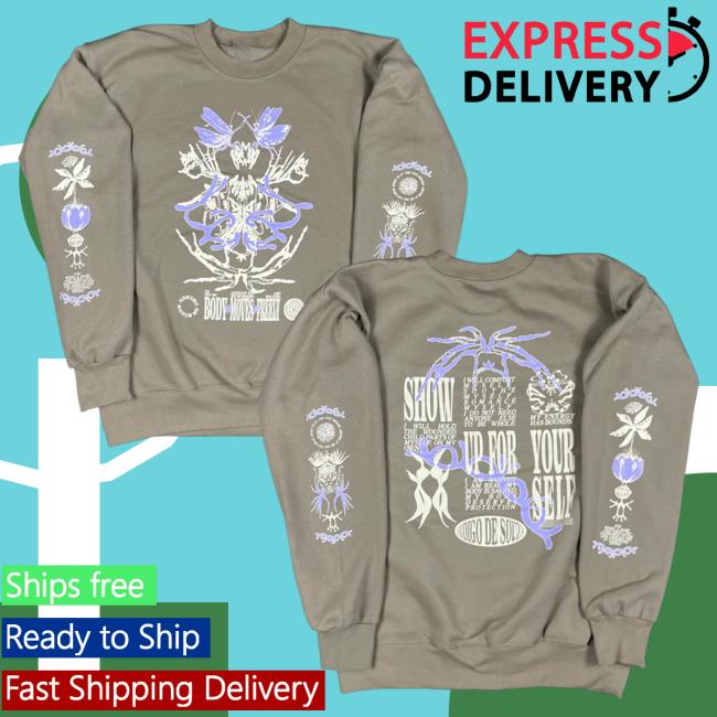 Official Hello Merch Indigo De Souza Self Love Oregano Hooded Sweatshirt HelloMerch