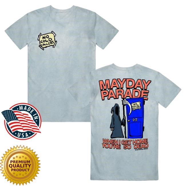 Official Mayday Parade Merch Store Shop Mayday Parade Grim Reaper Ocean Colorblast Attractive Shirt